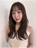 美髪レイヤーカット／ロングレイヤー／くびれヘア/ハイレイヤー