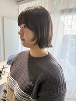 ログ(log)&nbsp;ニュアンスパーマ　髪質改善カラー　顔まわり　レイヤー　艶髪