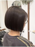 ROUIS 津田沼 ボブ グレージュ ミニボブ