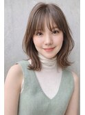 モテくびれレイヤーボブ韓国レイヤースタイル☆小顔カット★