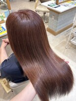シュヴー 浦安店(CHEVEUX)&nbsp;艶のあるオレンジ髪