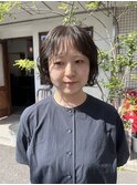 ダークパープル/ナチュラルショート/ミルクブラウン/夏/池袋