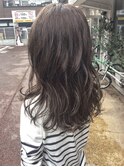 グレー×オリーブ