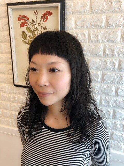 【Niji hair:make】スウィングパーマヘアスタイル