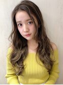 AFLOAT RUVUA新宿京佳『オリーブアッシュカラーのゆるふわ巻き』