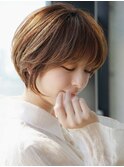 前髪あり大人ショートボブ20代30代40代【AIN.表参道】川原大地