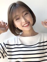 ガーデントウキョウ(GARDEN Tokyo) 20代30代大人可愛い小顔ボブ/グレージュ/シアーカラー/ショート