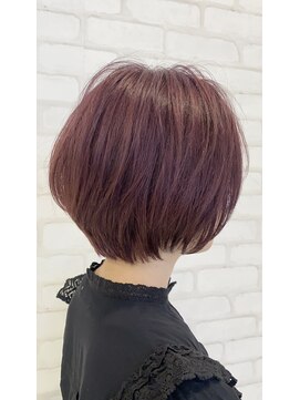 ビス リアン 川口店(Vis lien) 10代20代大人かわいいボブショート×ピンクバイオレット♪