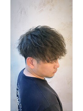 サロンリベルテ(salon Liberte) 前下がりマッシュ×ソフトスパイラル