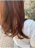 ブリーチ無しオレンジブラウン