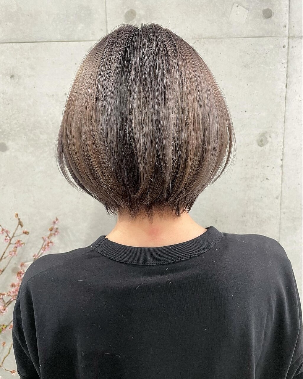 ひし形◎大人ナチュラルレイヤーショートボブ「The C