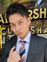 フリーク バーバーショップ 都島店(FREAK BARBER SHOP)&nbsp;アップバングショートソフトツーブロック