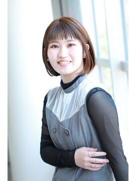 エフ イチリン 本八幡店(F.ICHIRIN) オン眉ボブ