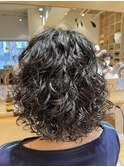 しっかりカールで大人かわいいパーマヘア