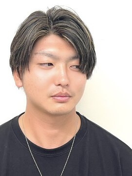 ヨシザワインク ハコザキ 水天宮前 日本橋人形町(YOSHIZAWA Inc.HAKOZAKI) ハイライト/センターパート/ナチュラル/ショート/ツーブロック