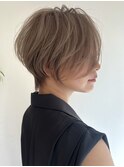 ショートボブ髪型20代30代40代50代前髪あり前髪なし【橋本】