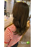 ミディアム＊オリーブブラウン★★《下岡優花》