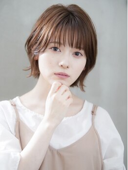 メルヘアー(meR Hair)の写真/【カット＋トリートメント¥5900～】技術力の高いスタイリストが髪質やクセを見極め理想のスタイルを実現！