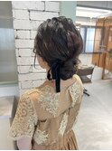 *王道シニヨン【結婚式/お呼ばれ/イベント】