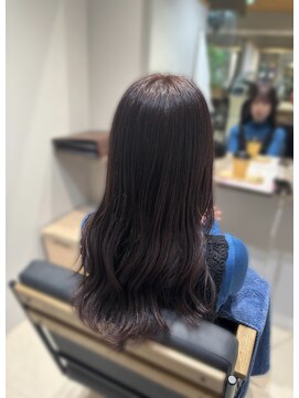 エメリー 静岡呉服町店(AMELY) 透け感ラベンダーブラウン