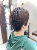 美ショート×優しい白髪染め