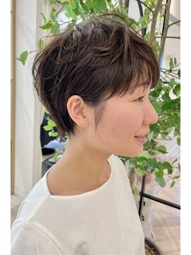 ヨール(YOL) 大人可愛いショート/小顔/ハイライト/白髪ぼかし/30代/40代