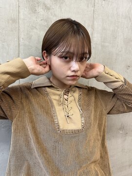 ソルトウォーター(SALT WATER) マッシュショート　ワイドバング　コンパクトショート