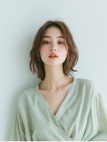 e.m.a プレミアムビューティーサロン 栄駅店(e.m.a PREMIUM BEAUTY SALON)&nbsp;ウルフカット/イメチェン/外ハネボブ/美髪/ワイドバング/髪型