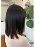 【クセを伸ばしてサラサラ】カット+縮毛矯正+プチスパ　　￥13000