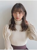 オン眉 ジェンダーレス エアリーグレージュ ひし形シルエット