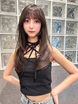 ロンド ラマ 岐阜(Lond bla-ma)&nbsp;大人韓国レイヤー/顔周りレイヤー/オリーブグレージュ