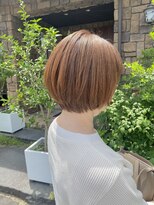 美容室 ルチア ハワイ(Luccica HAWAII) 【luccicaＨＡＷＡＩＩ/森麻乃】白髪ぼかしオレンジベージュ