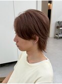 メンズ/ライトブラウン/メンズショート
