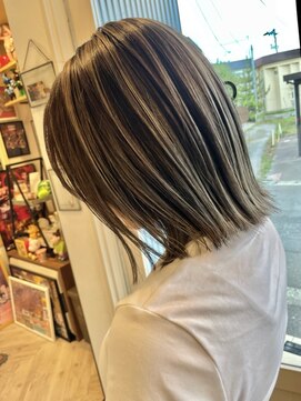 ヘア メイク ココ(hair make coco) ベース５レベル★陰影ハイライト