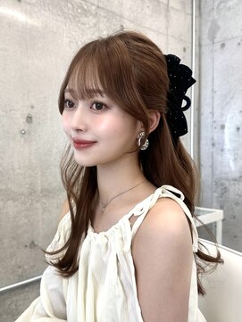 アリュウル 表参道(ALLURE) アップスタイルでも盛れるお顔まわりカット◎【KAKO】