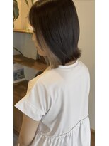 アグリーワンコスメティックスルーム(AGREE One Cosmetics Room)&nbsp;ホワイトグレージュインナー×ぷつっとボブ