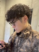 ブルニール 心斎橋(BLEUNIR)&nbsp;ツイストスパイラル　波巻きパーマ　大人メンズ　30代