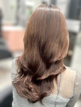 ジエクト カナウ(The Ect canow) コテ巻き風パーマ/ヘーゼルブラウン/ココアグレージュ