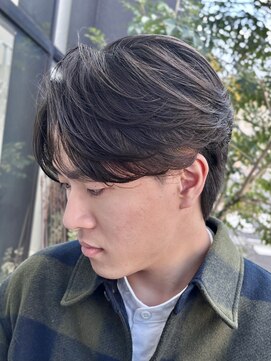 アノ 別府店(Ano.) 大分ニュアンスパーマセンターパートフェザーパーマ毛流れパーマ