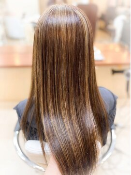 ビーワンヘアー 藤井寺 土師ノ里(B1hair) うる艶ハイライト
