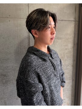 オムファミーユラグ(homme, famille raugh) 毛流れセンターパート