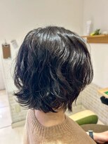 アース モード 新小岩店(EARTH/M)&nbsp;くびれショートボブ×パーマ