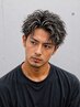 圧倒的メンズカット＋パーマ＋メッシュ￥22000