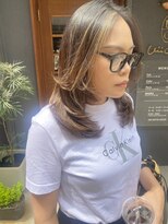 ウィーク 梅田(UiiC)&nbsp;◇海外風ハイライト×レイヤースタイル◇uiicumeda白井舞美