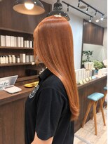 ニュースエン(newseN:)&nbsp;オレンジベージュ/ダブルカラー/ケアブリーチ/髪質改善/新潟