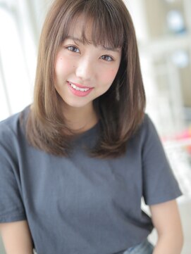 アグ ヘアー フラン 盛岡本宮店(Agu hair fran) 軽やかなツヤとシースルーバングのナチュストレート