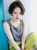 バース(BIRTH)&nbsp;天神【BIRTH】センターパート×無造作カール#20代30代40代