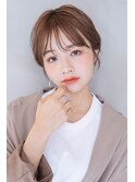 Siena キャラメルベージュ×マッシュショート