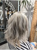 ☆ダブルカラー、トリプルカラーでブロンド、シルバーブロンド