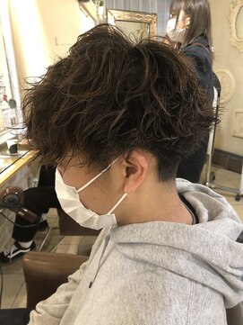 キャンバス バイ ネオリーブ 横浜西口(Canvas by neo.) 横浜★ミディアム男磨きスパイラルパーマ